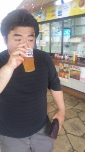 沖縄はやっぱり オリオンビール！ 朝からぐびぐび。